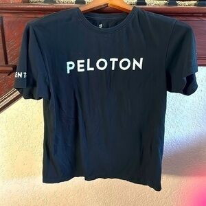 Peloton Women’s Size Small Black Cycling Gym Workout Short Sleeve Tee Shirt SML